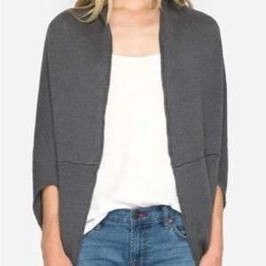 Johnny Was Calmè Organic Linen Gray Cardigan Size XS/Small